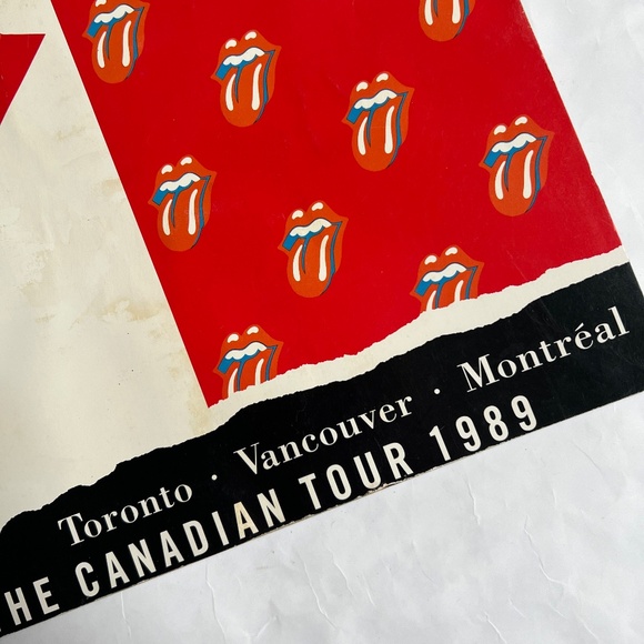 ROLLING STONES Concert Program Tour Book 12" x 16" STEEL WHEELS Canadian 1989 - Picture 2 of 11